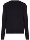 Women's Dressed Fox Patch Adjusted Sweatshirt Black - MAISON KITSUNE - BALAAN 4