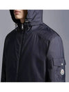 Etiache Rain Hooded Zip Up Blue - MONCLER - BALAAN 4