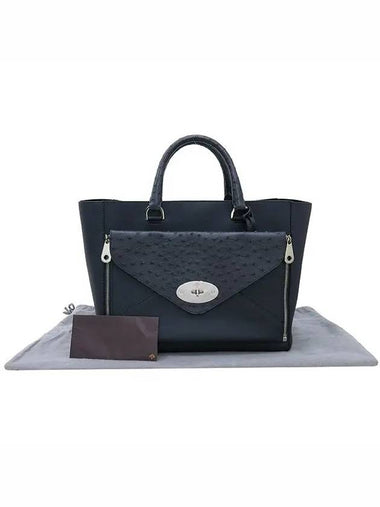 Navy color tote bag - MULBERRY - BALAAN 1