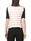 Liane Logo Patch Down Vest Light Pink - MONCLER - BALAAN 6