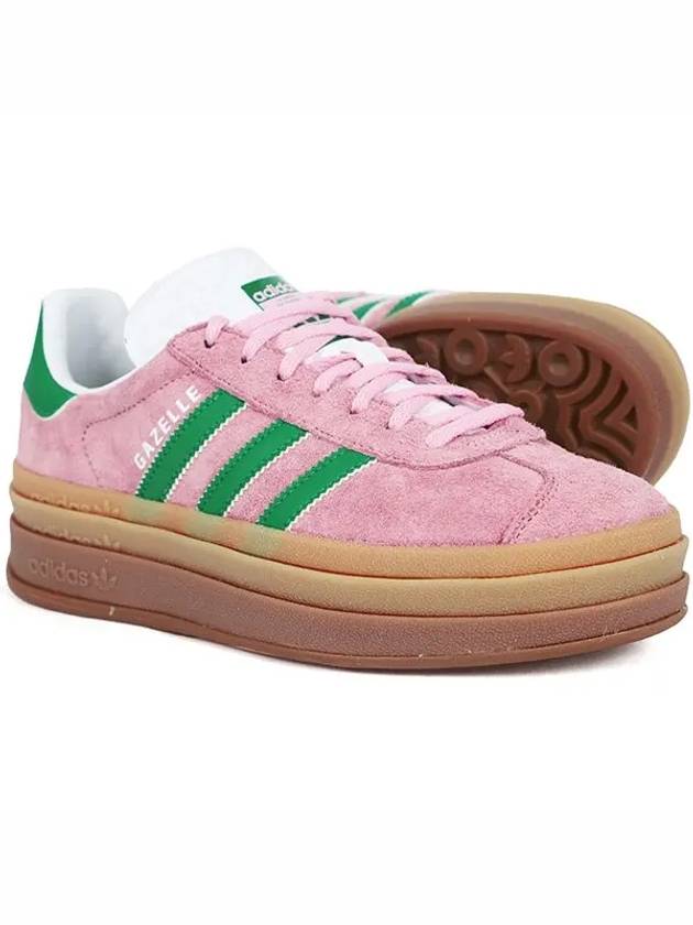 Original Gazelle Bold Low Top Sneakers True Pink - ADIDAS - BALAAN 3