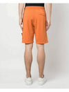 Wappen Patch Pocket Drawstring Shorts Orange - STONE ISLAND - BALAAN 4