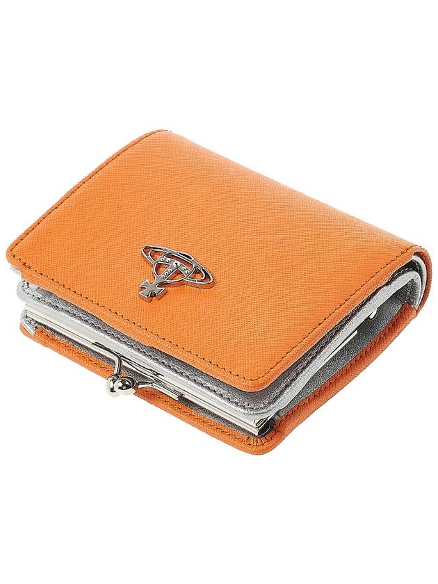 ORB Logo Half Wallet Orange - VIVIENNE WESTWOOD - BALAAN 5