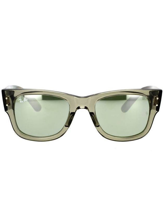 Mega Wayfarer Sunglasses Transparent Green - RAY-BAN - BALAAN.