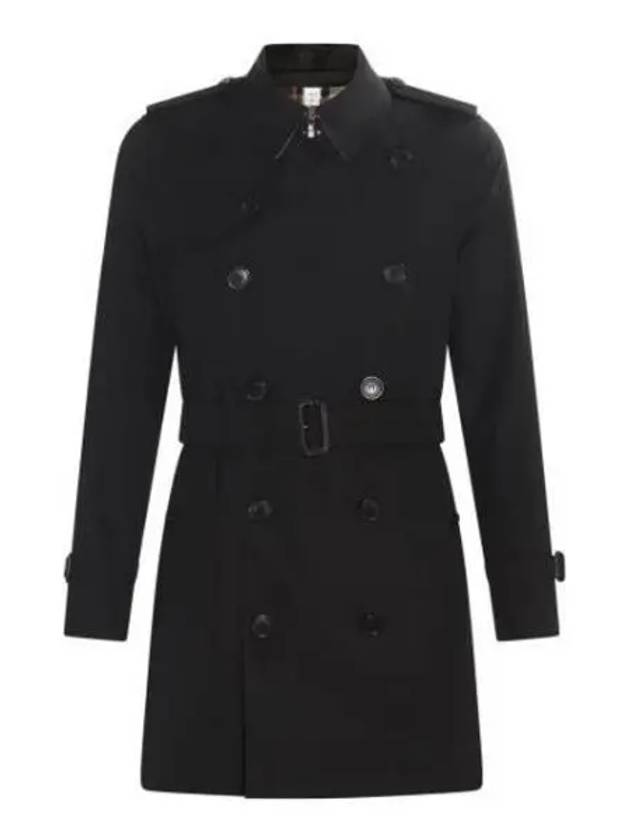 Short Wimbledon Trench Coat Black - BURBERRY - BALAAN 2