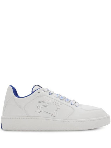 Stock Leather Low Top Sneakers White - BURBERRY - BALAAN 1