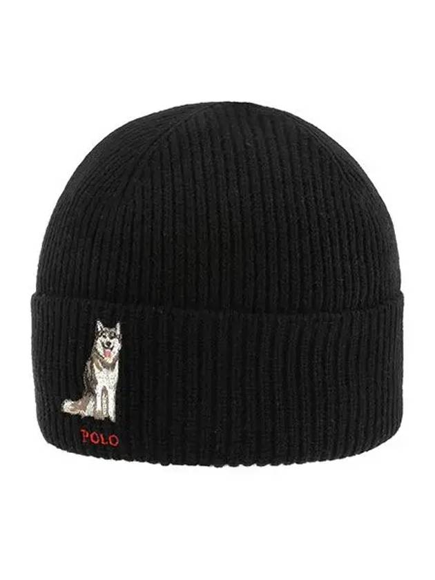 Husky Beanie Black - POLO RALPH LAUREN - BALAAN 5