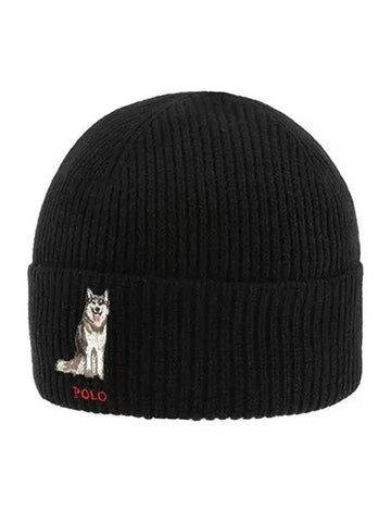 Husky Beanie Black - POLO RALPH LAUREN - BALAAN 1