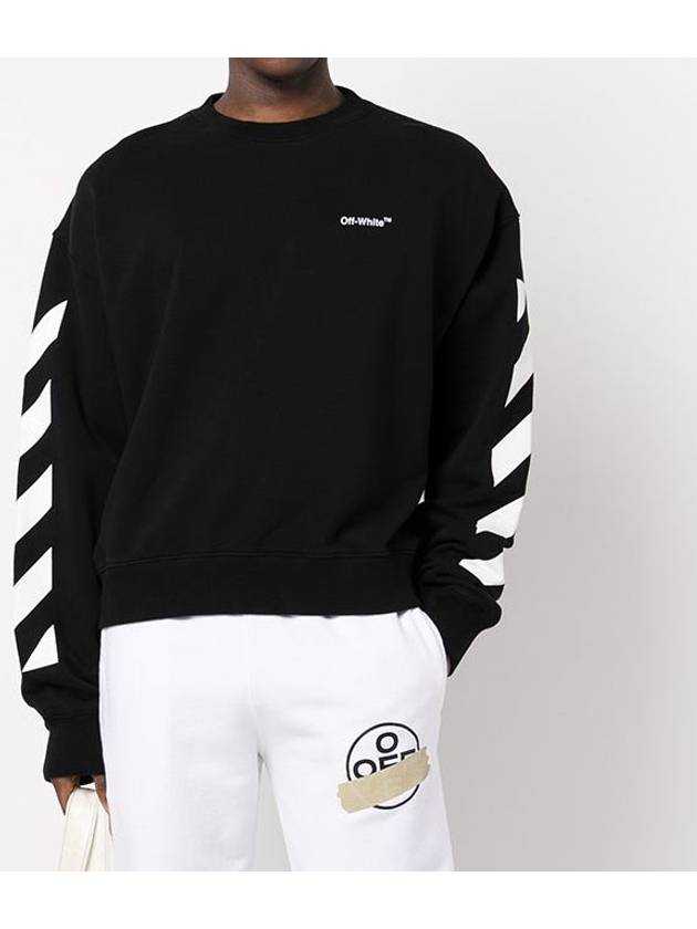 Logo Printing Sweatshirt Sweatshirt Black - OFF WHITE - BALAAN 3