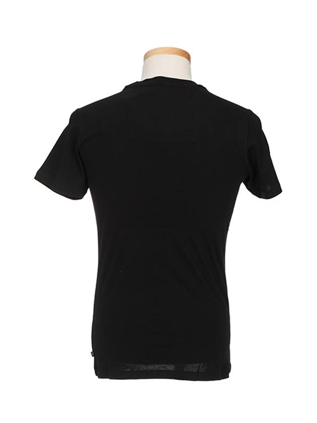 Skull Print Cotton Short Sleeve T-Shirt Black - PHILIPP PLEIN - BALAAN 4