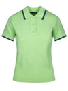 Women's Feline Golf Short Sleeve PK Shirt Green - J.LINDEBERG - BALAAN 2