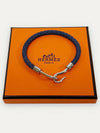 Jumbo H Bracelet Navy - HERMES - BALAAN 3