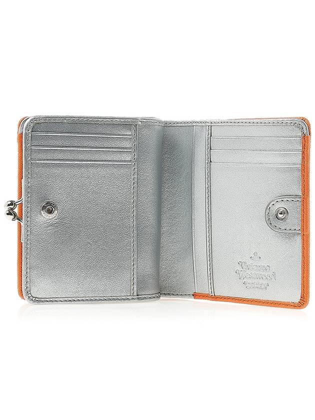 ORB Logo Half Wallet Orange - VIVIENNE WESTWOOD - BALAAN 11