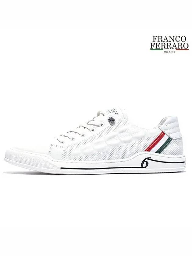 Milan Bumpy Guard Men s Sneakers White FFSM22020WH - FRANCO FERRARO - BALAAN 1