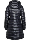 Women's Amintore Long Down Padding Navy - MONCLER - BALAAN 5