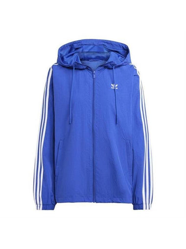 3 Stripe Windbreaker Blue - ADIDAS - BALAAN 1