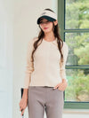 Ribbed knit collar beige - BENECIA12 - BALAAN 3