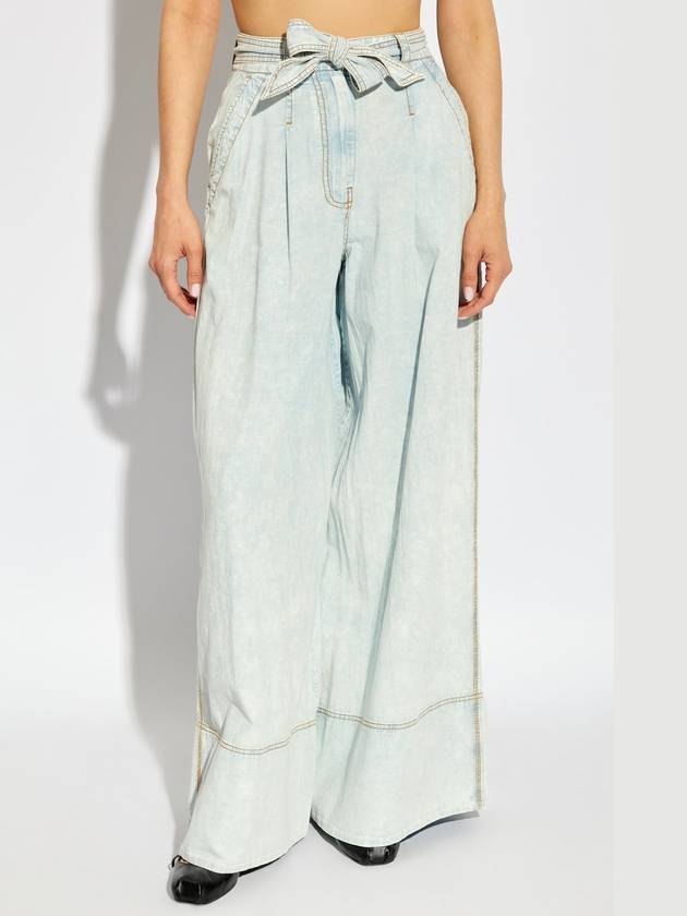 24FW Straight Pants 9664PZES BLSMK Light Blue - ZIMMERMANN - BALAAN 4