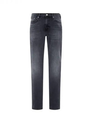 PS Bag Logo Patch Tapered Soft Jeans Washed Black 271280 - PAUL SMITH - BALAAN 1