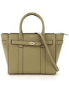 Bayswater Small Zipper Tote Bag Green - MULBERRY - BALAAN.