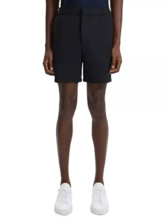 Performance Knit Tapered Drawstring Short Black - THEORY - BALAAN 1