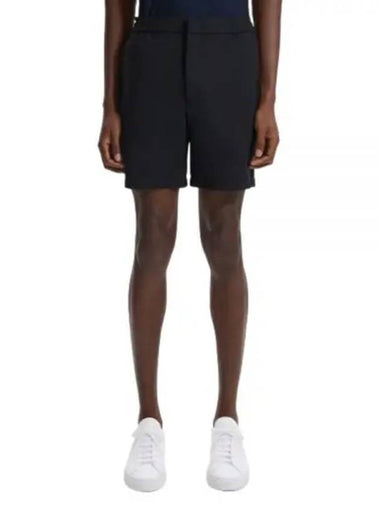 Performance Knit Tapered Drawstring Short Black - THEORY - BALAAN 1