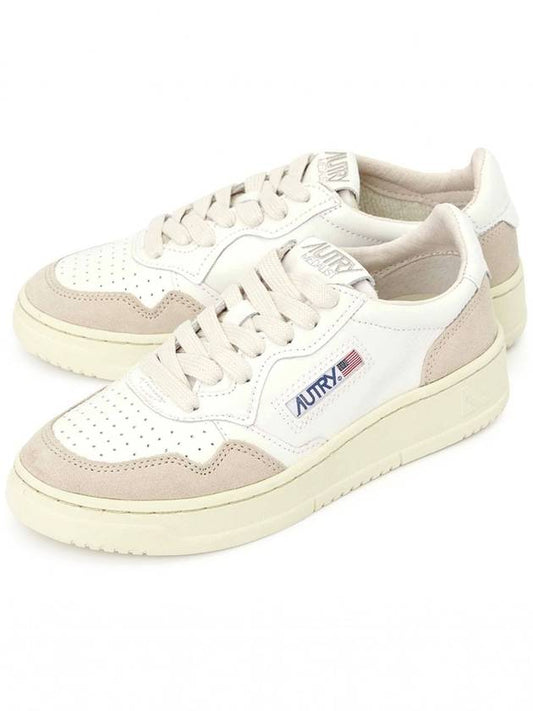 Medalist Goatskin Low Top Sneakers White - AUTRY - BALAAN 2