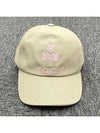 TYRONY Logo Ball Cap Hat Ecru Pink CQ001XFB A3C05A ECLP - ISABEL MARANT ETOILE - BALAAN 2