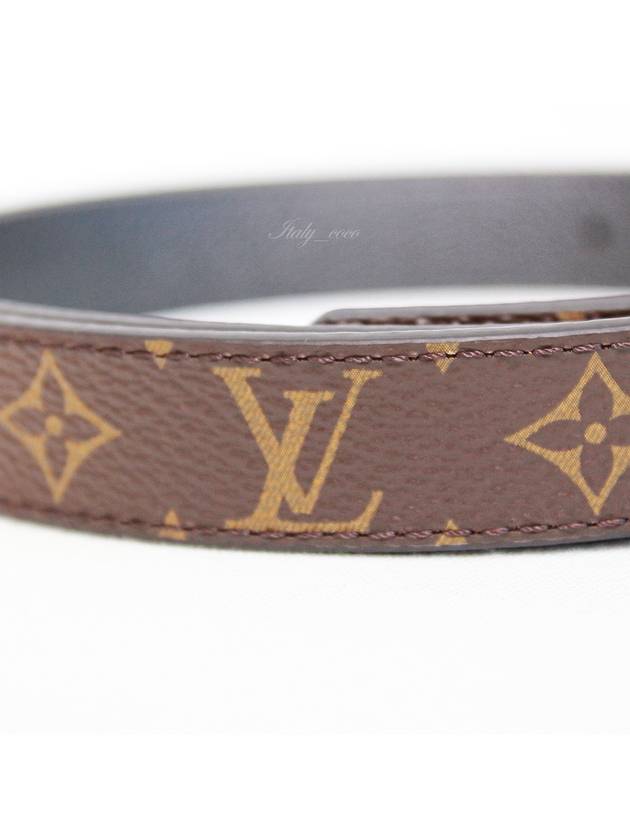 LV Circle Buckle Reversible Leather Belt Black Brown - LOUIS VUITTON - BALAAN 6