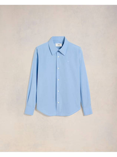 De Coeur Classic Long Sleeve Shirt Blue - AMI - BALAAN 1