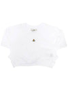 Women's Logo Short Sleeve T-Shirt White - VIVIENNE WESTWOOD - BALAAN 2