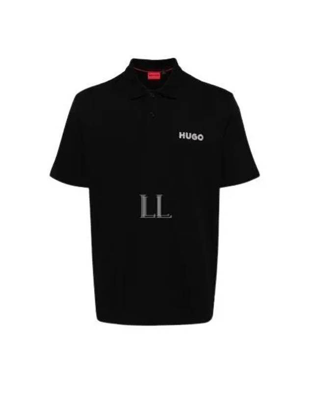 Drocholo Short Sleeve Pk Shirt Black - HUGO BOSS - BALAAN 2