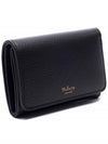 Continental Tri-Fold Classic Grain Half Wallet Black - MULBERRY - BALAAN 4