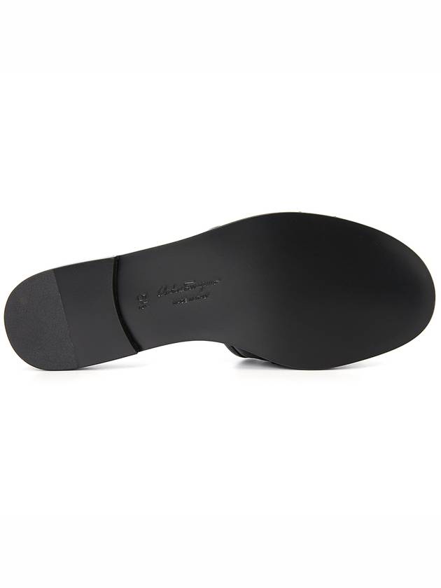 Vara Quilted Slippers Black - SALVATORE FERRAGAMO - BALAAN 6