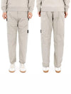 Waffen Patch Supima Cotton Cargo Pants Dove Gray - STONE ISLAND - BALAAN.