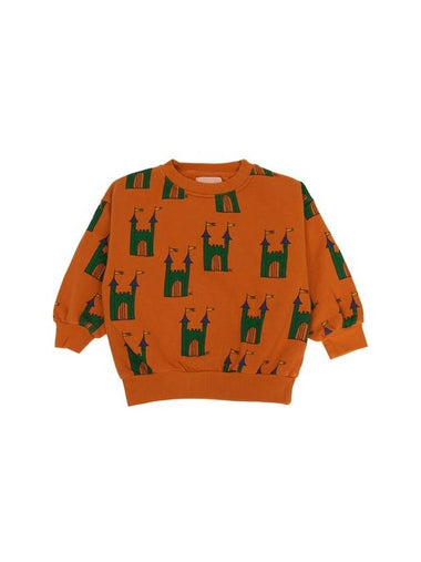 Faraway Castle All Over Sweatshirt Orange - BOBO CHOSES - BALAAN 1