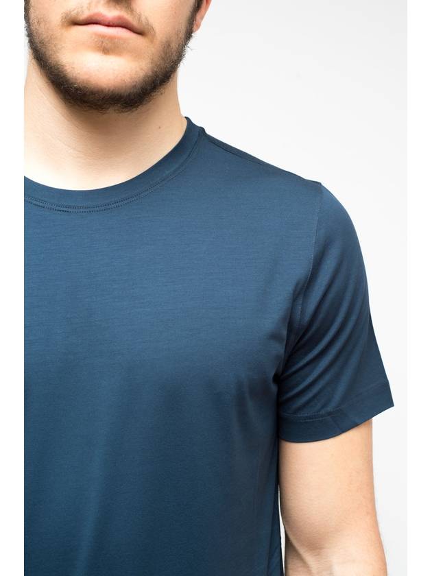 PRADA classic fitted t-shirt avio blue - PRADA - BALAAN 7