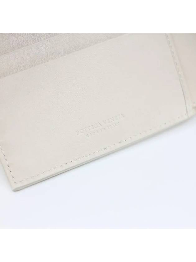 Intrecciato Leather Half Wallet Ivory - BOTTEGA VENETA - BALAAN 5