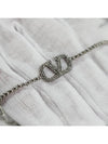 V Logo Bracelet Silver - VALENTINO - BALAAN 4