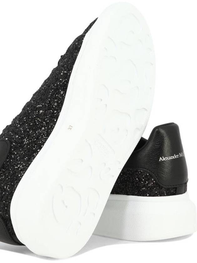 Glitter Oversole Low Top Sneakers Black - ALEXANDER MCQUEEN - BALAAN 6