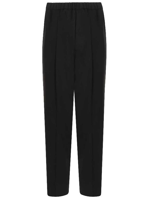 Men's Waistband Straight Pants Black - JIL SANDER - BALAAN.