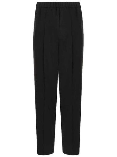 Men's Waistband Straight Pants Black - JIL SANDER - BALAAN 1