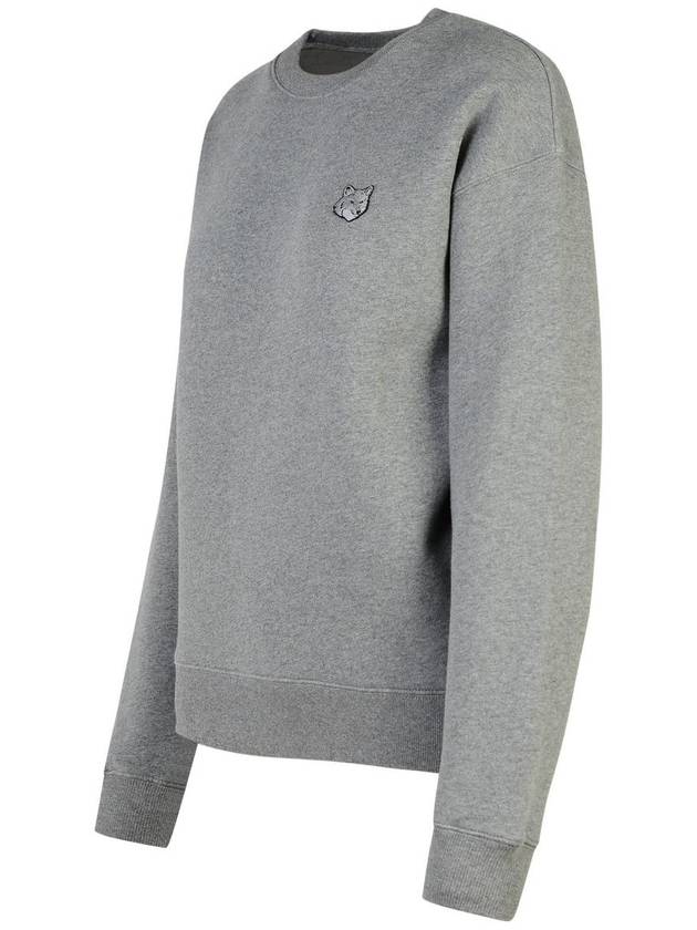 Bold Fox Head Patch Comfort Sweatshirt Grey Melange - MAISON KITSUNE - BALAAN 3