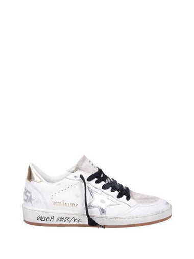 Ballstar Gold Top Low Top Sneakers White - GOLDEN GOOSE - BALAAN 1