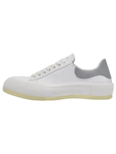 skate sneakers white gray - ALEXANDER MCQUEEN - BALAAN 1