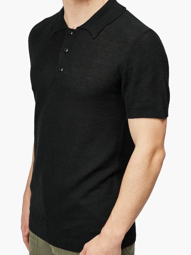 Men's Fred Polo Shirt Black - A.P.C. - BALAAN 5