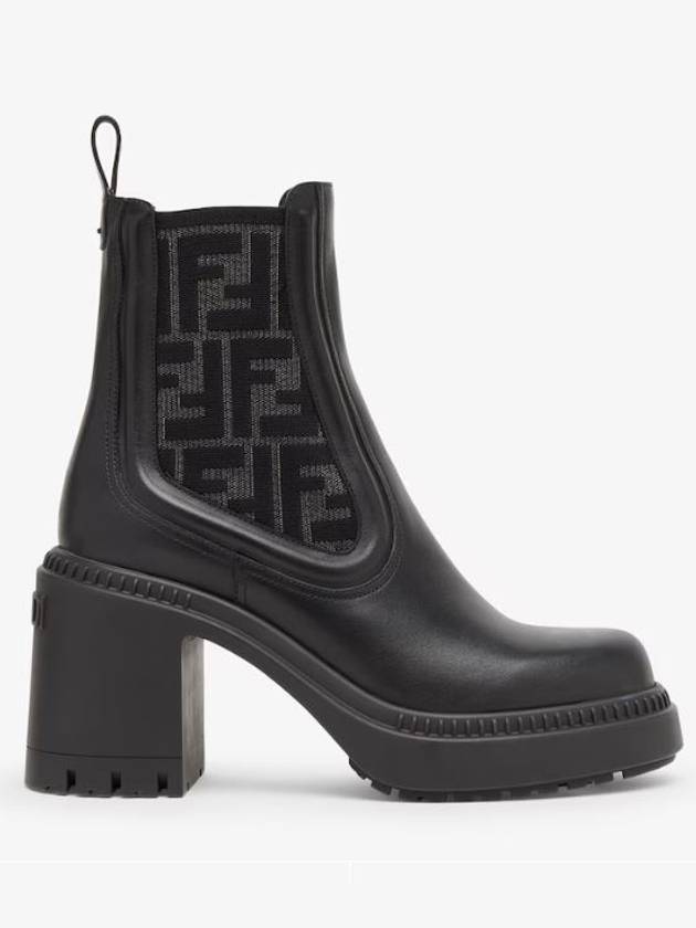 Domino Biker Middle Boots Black - FENDI - BALAAN 2