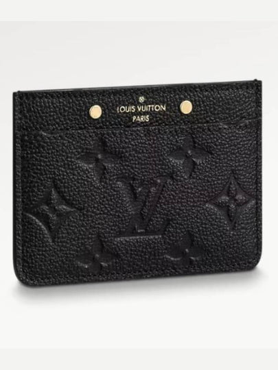 Monogram Empreinte Card Wallet Black - LOUIS VUITTON - BALAAN 2