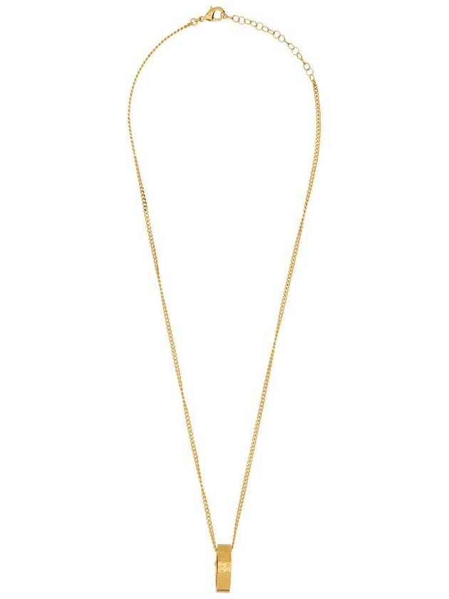 Numeric Minimal Signature Pendant Ring Necklace Gold - MAISON MARGIELA - BALAAN 4