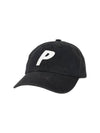 Washed Twill P 6Panel Black - PALACE - BALAAN 1